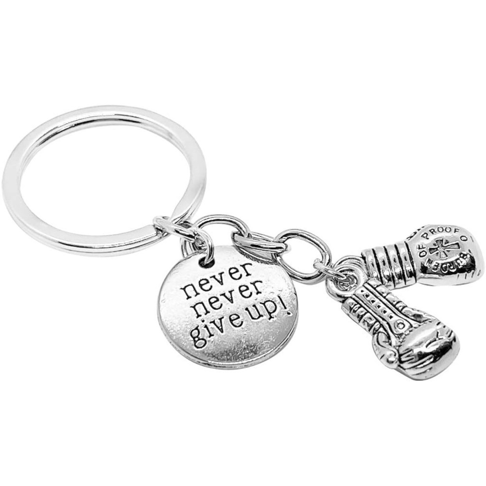 🩶NIP Never Never Give Uo Keychain🩶 Host Appreciation Purchase